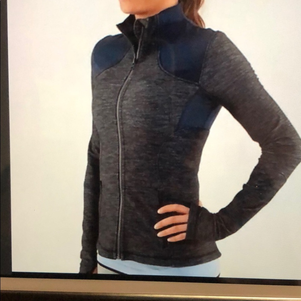 Lululemon Forme Jacket, Denim Inkwell SZ 6